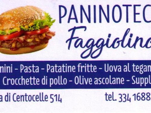 Paninoteca Faggiolino Via di Centocelle 514 00174 Roma Italy